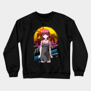 Elfen Lied's Visual Symphony Manga Artistry In Focus Crewneck Sweatshirt